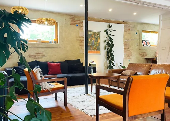 בית נופש Maison Monsieur Leger Montaut (Haute-Garonne)